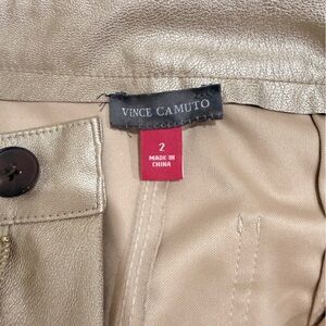 Vince Camuto, Metallic wide leg, crop pants